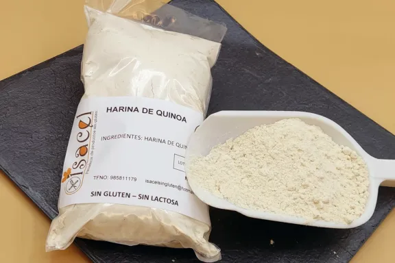 Harina de quinoa sin gluten